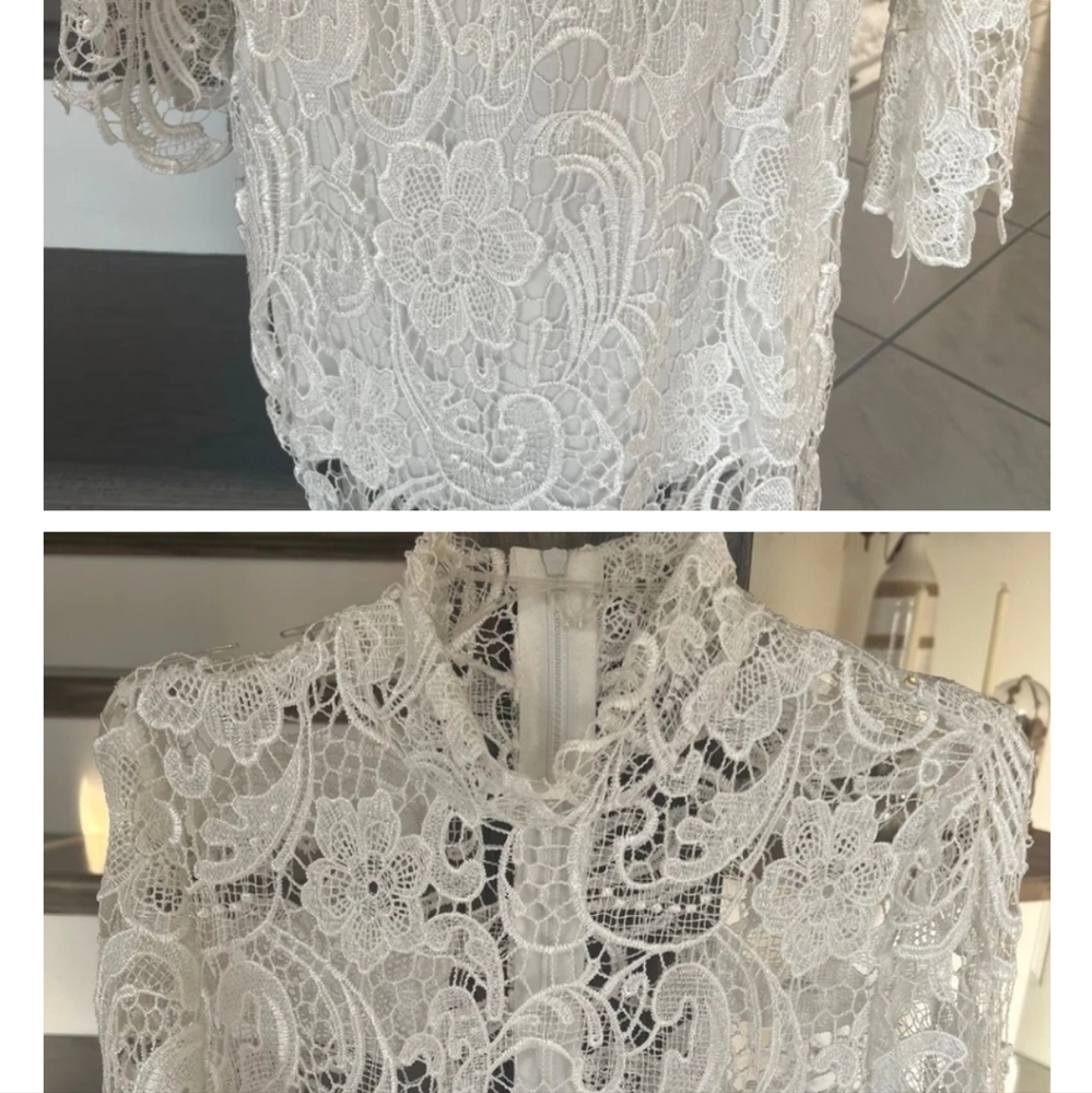 Lioness White Lace Dress